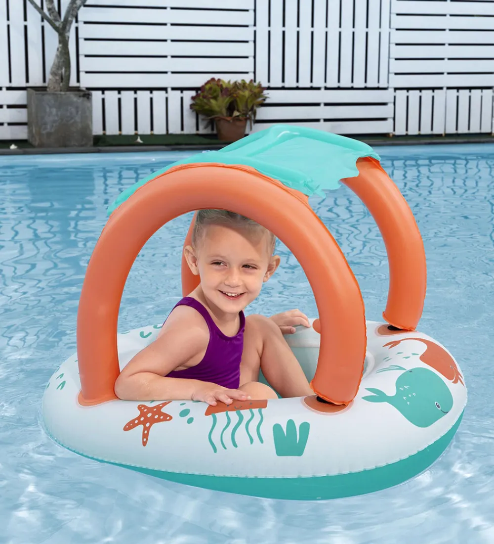 Bestway Udeleg Og Udendørs Legetøj|Badedyr>Flyder m. Skygge - 84 x 67 cm - Comfort Plush