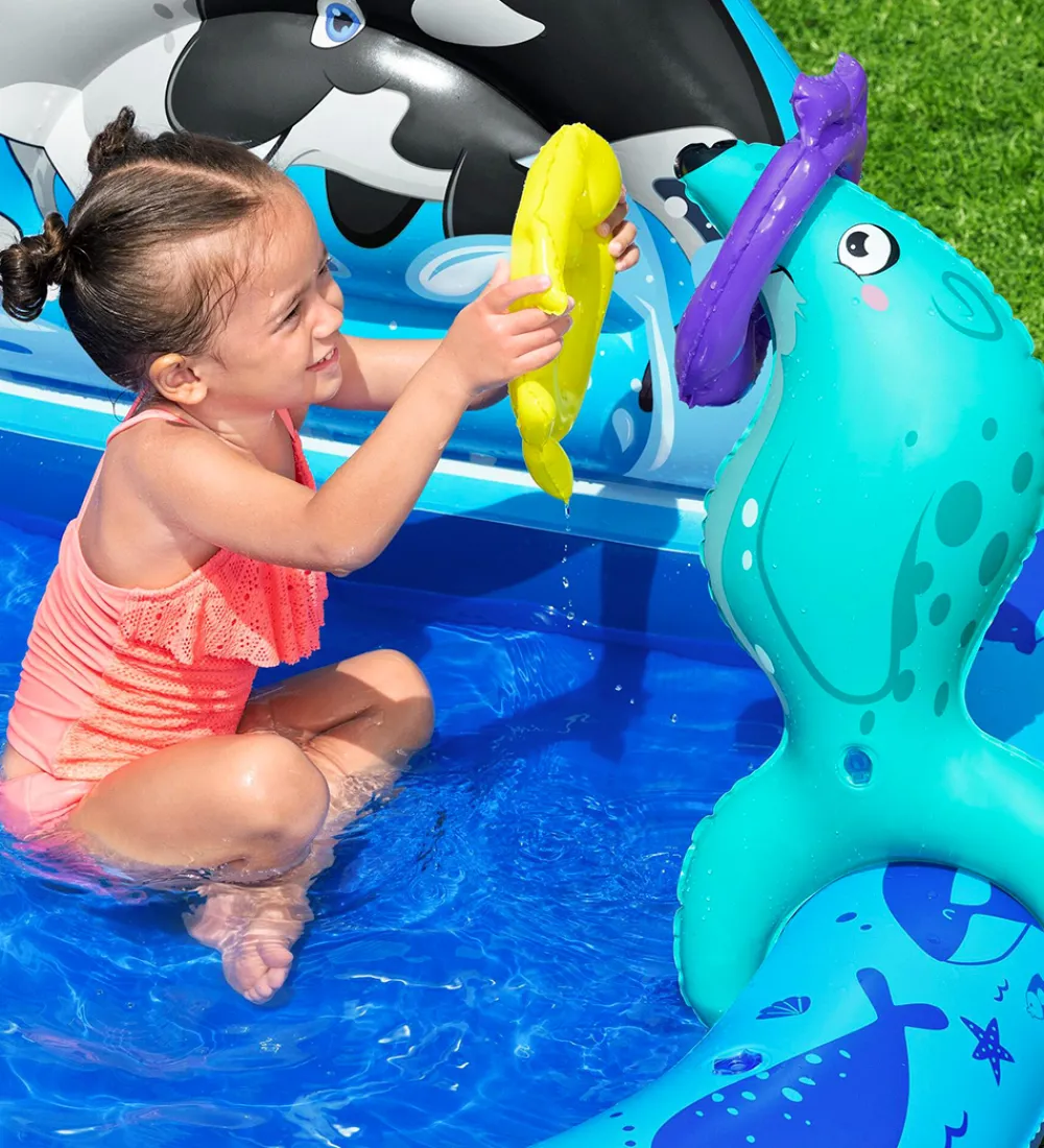 Bestway Udeleg Og Udendørs Legetøj|Vandleg>Legebassin - 134x131x73 cm - Polar Pals