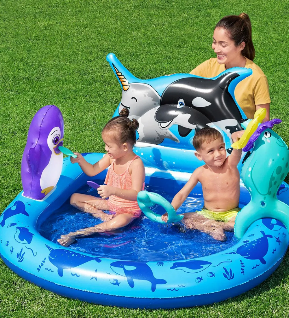 Bestway Udeleg Og Udendørs Legetøj|Vandleg>Legebassin - 134x131x73 cm - Polar Pals