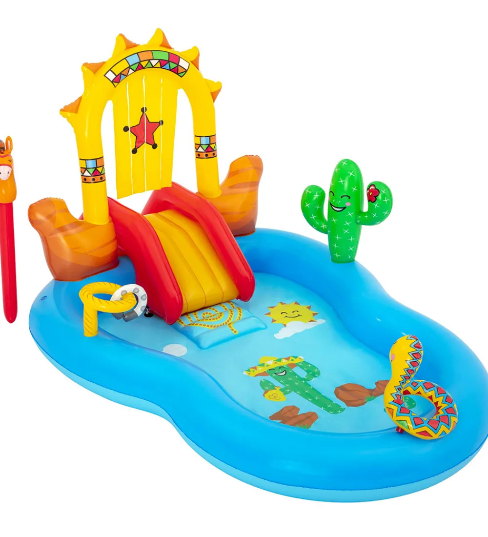 Bestway Udeleg Og Udendørs Legetøj|Vandleg>Legebassin - 264x188x140 cm - Wild West