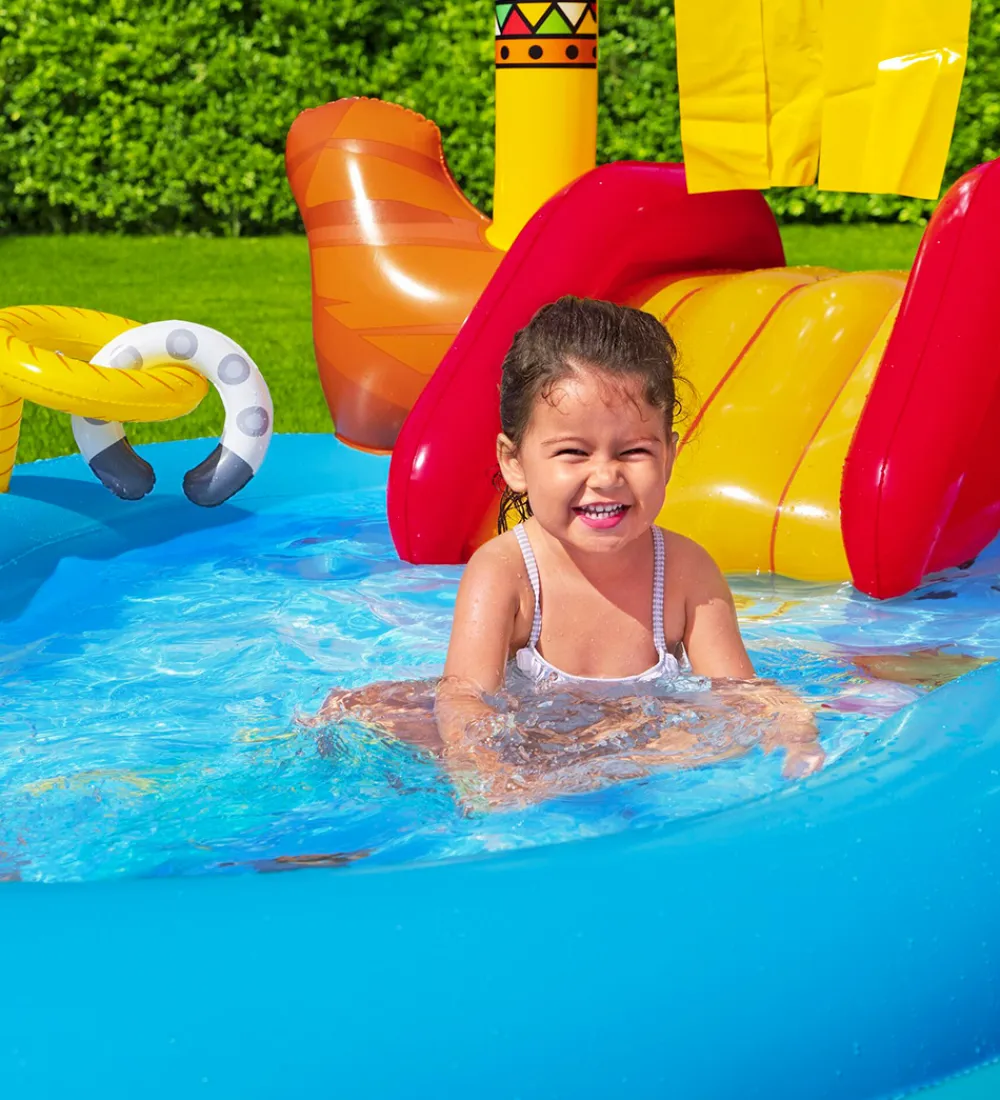 Bestway Udeleg Og Udendørs Legetøj|Vandleg>Legebassin - 264x188x140 cm - Wild West