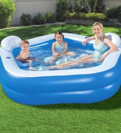 Bestway Badebassin|Vandleg>Oppustelig Badebassin - 213x206 cm - Family Fun