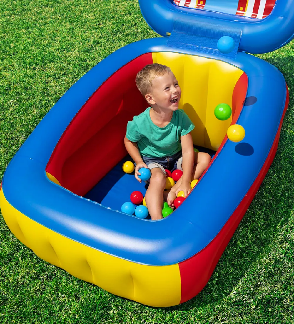 Bestway Udeleg Og Udendørs Legetøj>Oppusteligt Boldbassin/-spil - 110x81x62cm - Flip 'N Tos