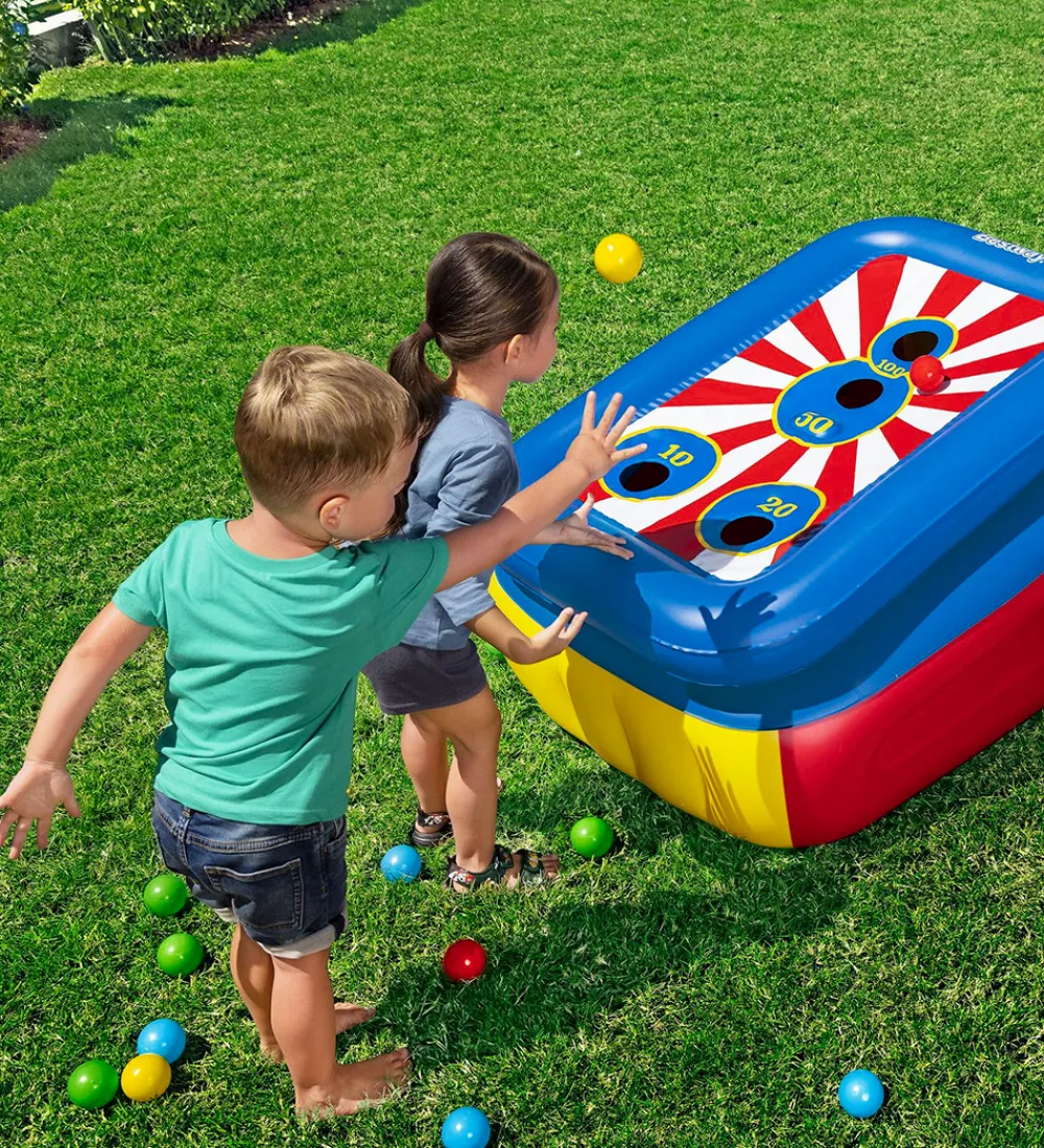 Bestway Udeleg Og Udendørs Legetøj>Oppusteligt Boldbassin/-spil - 110x81x62cm - Flip 'N Tos