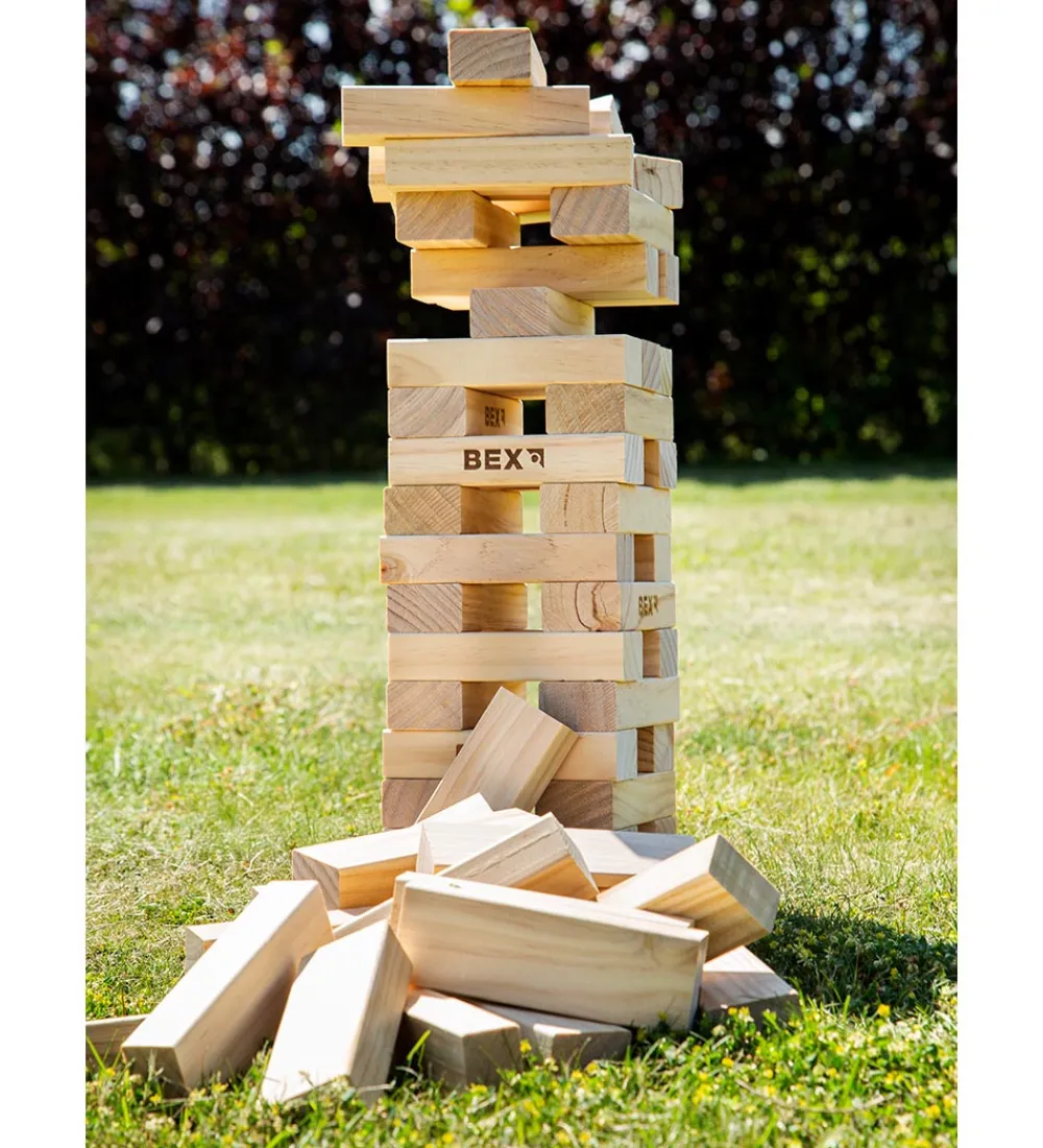 Bex Sport Udeleg Og Udendørs Legetøj|Spil>Havespil - Træ - Giant Tower - 48 Dele