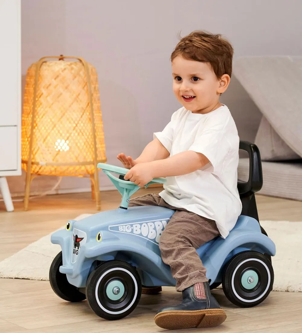 BIG Udeleg Og Udendørs Legetøj|Gåvogne>Bobby Car - Bundle + Walker - Blå
