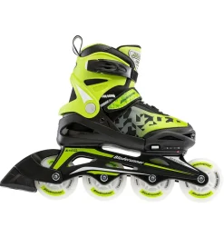 Bladerunner Rulleskøjter>Rulleskøjter m. Lys - Phoenix Flash - Sort/Grøn