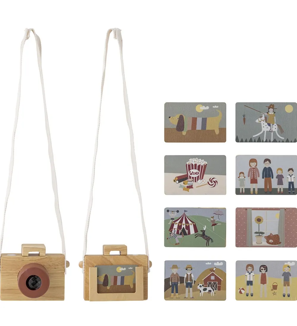 Bloomingville Trælegetøj>Mini Legetøjskamera - Træ - Dalton - Natur