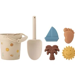 Bloomingville Udeleg Og Udendørs Legetøj|Strandlegetøj>Mini Strandsæt - Agnes - Silikone - Natur