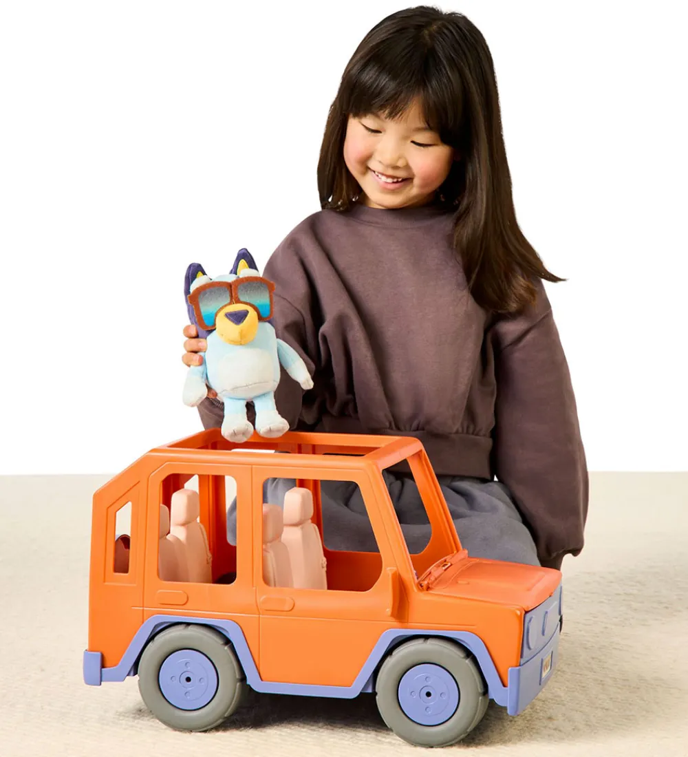 Bluey Biler, Tog Og Køretøjer>Bil m. Bamse