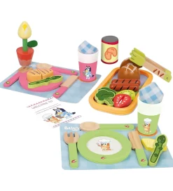 Bluey Rolleleg|Legemad>Legemad - Træ - 32 Dele - Dine With