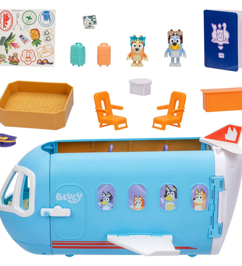 Bluey Figurer>Legesæt m. Lyd - Transformerbart Fly -3-i-1