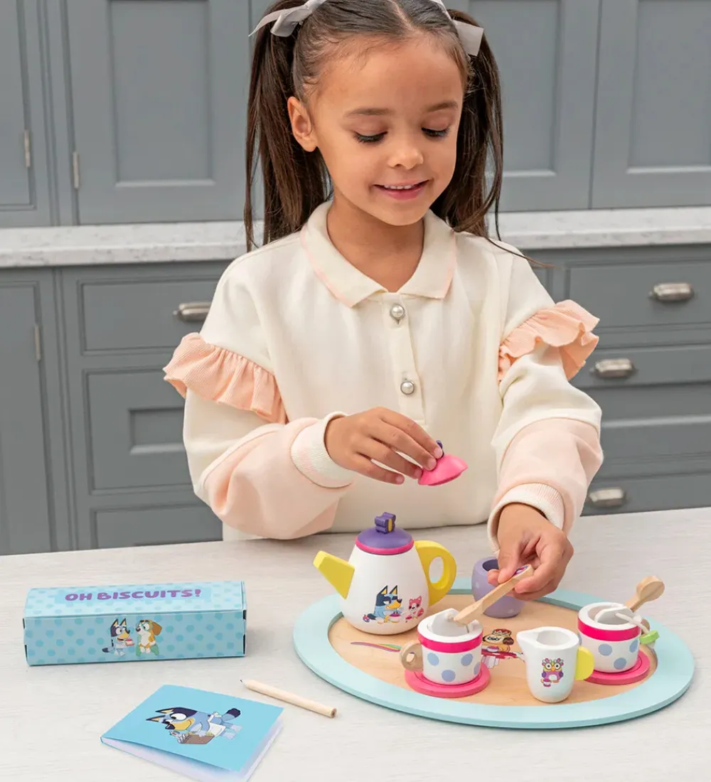 Bluey Rolleleg|Legemad>Tesæt - Træ - 20 Dele