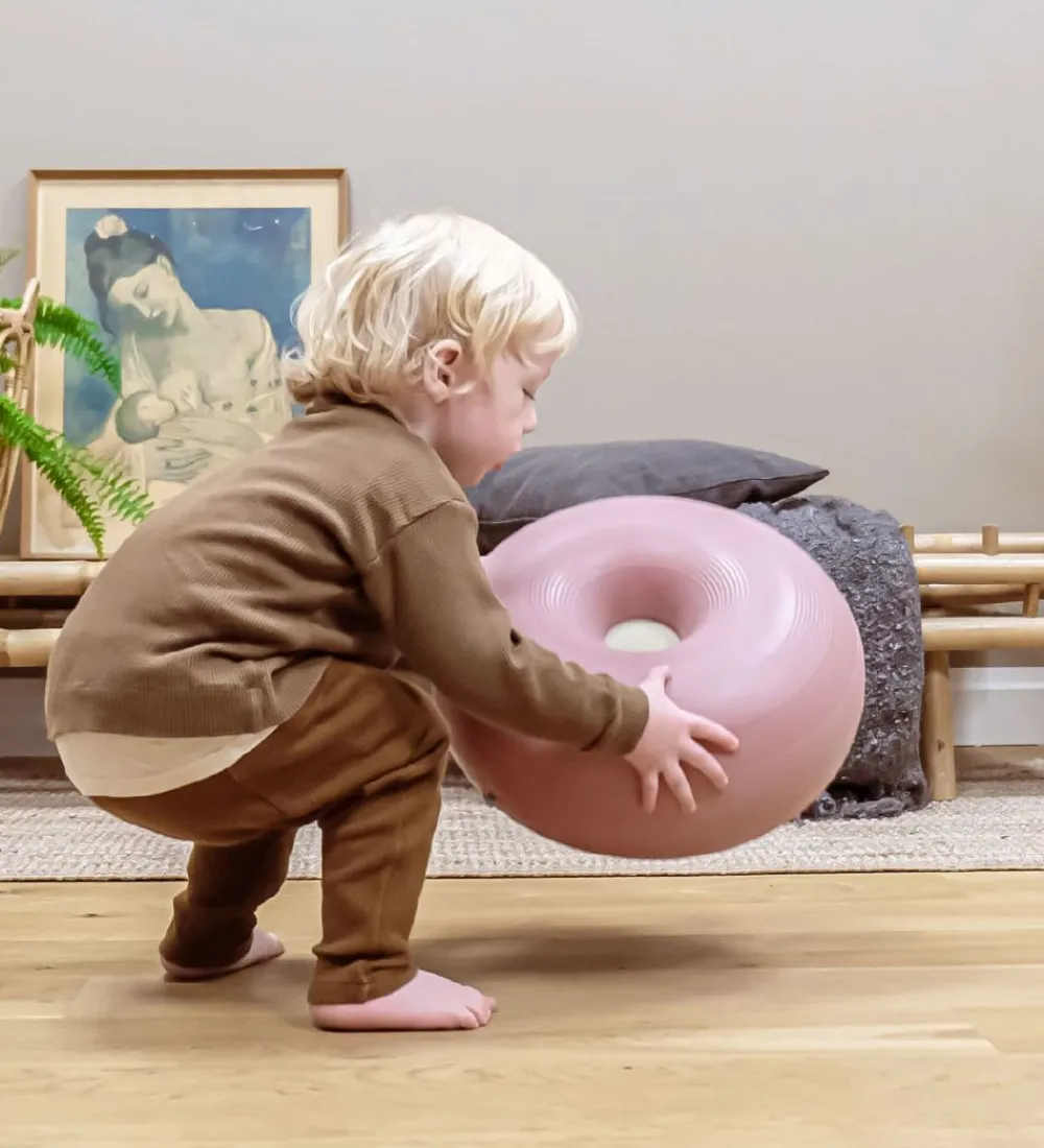 bObles Tumledyr|Motorisk Legetøj>Donut - Lille - 35x18 cm - Dusty Rose