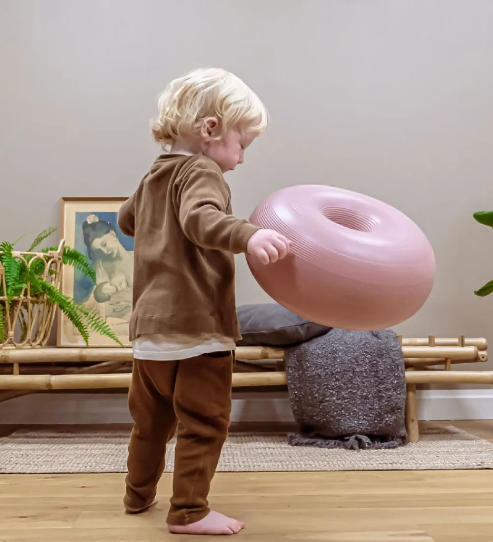 bObles Tumledyr|Motorisk Legetøj>Donut - Lille - 35x18 cm - Dusty Rose