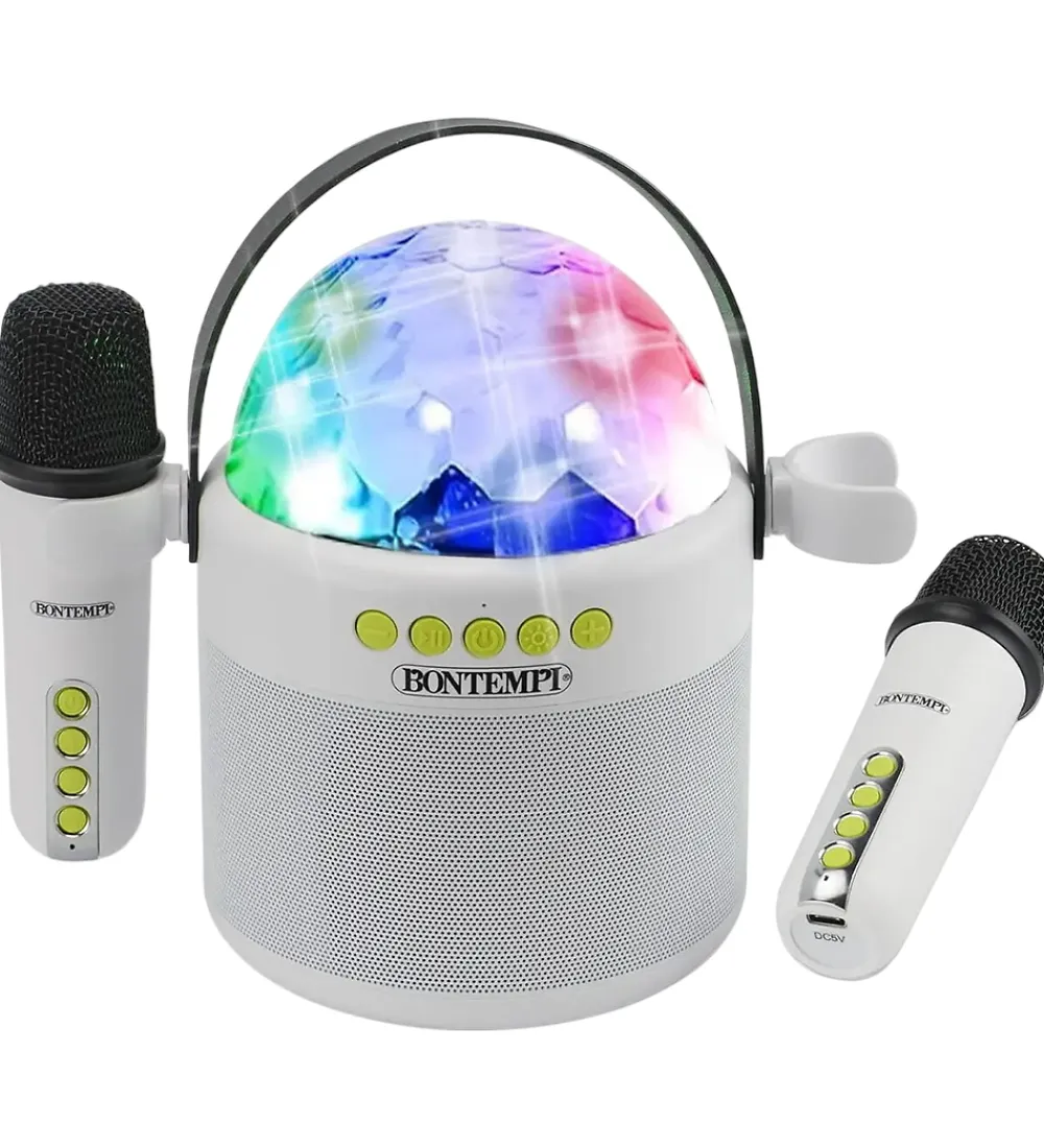 Bontempi Musikinstrumenter>Højtaler m. 2 mikrofoner/Lys - Trådløs