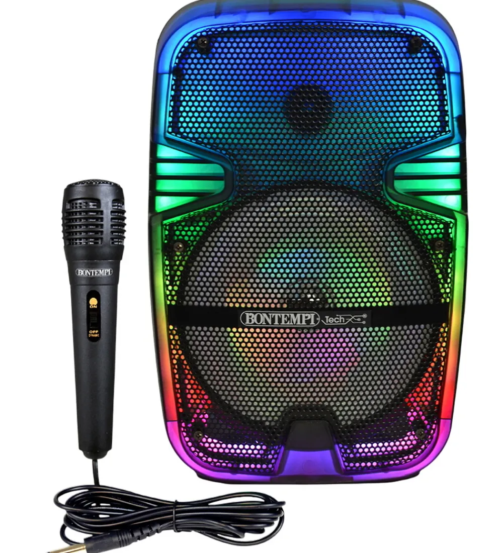 Bontempi Musikinstrumenter>Højtaler m. Mikrofon/Lys - Trådløs