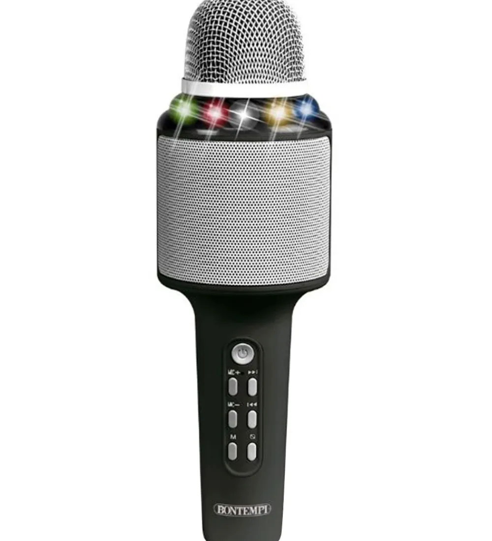 Bontempi Musikinstrumenter>Mikrofon m. Lys - Trådløs - Karaoke
