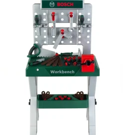 Bosch Mini Legeværktøj|Legekøkken Og Legemøbel>Arbejdsbænk - Legetøj - Mørkegrøn/Sølv