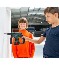 Bosch Mini Udeleg Og Udendørs Legetøj|Rolleleg>Slagboremaskine m. Lys/Lyd- Legetøj - Mørkegrøn