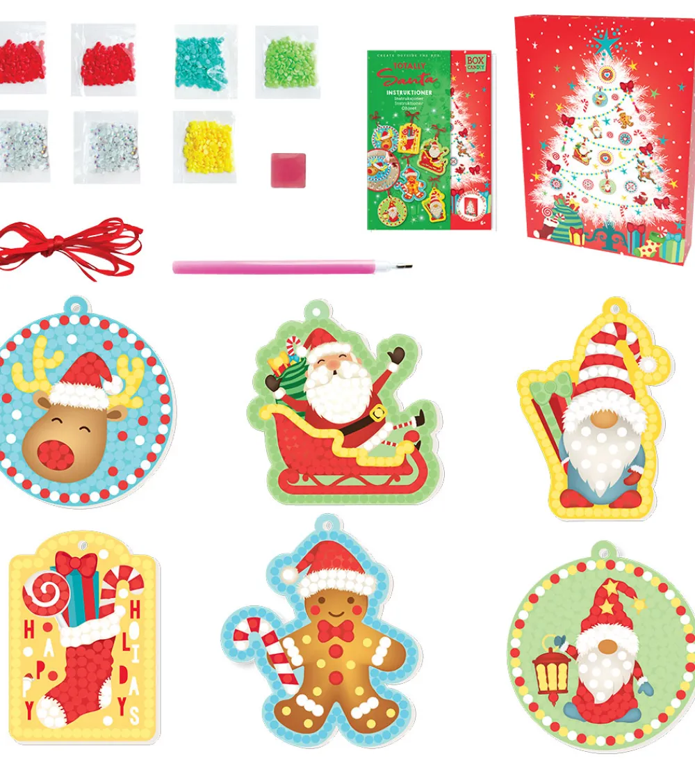 BOX CANDIY Halloween|Kreasæt>Kreasæt - Diamantkunst Til og Fra-kort - Totally Sant