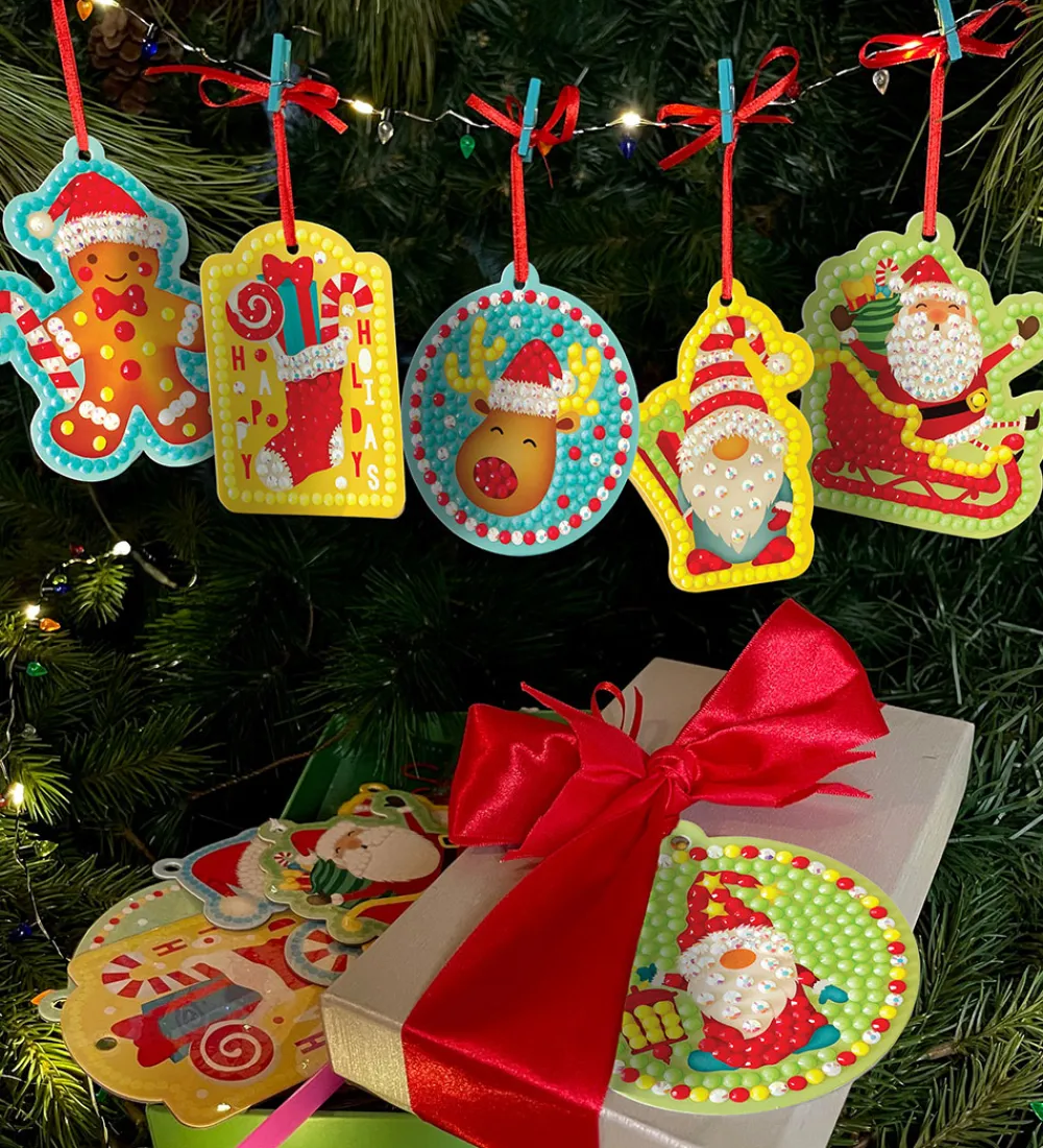 BOX CANDIY Halloween|Kreasæt>Kreasæt - Diamantkunst Til og Fra-kort - Totally Sant