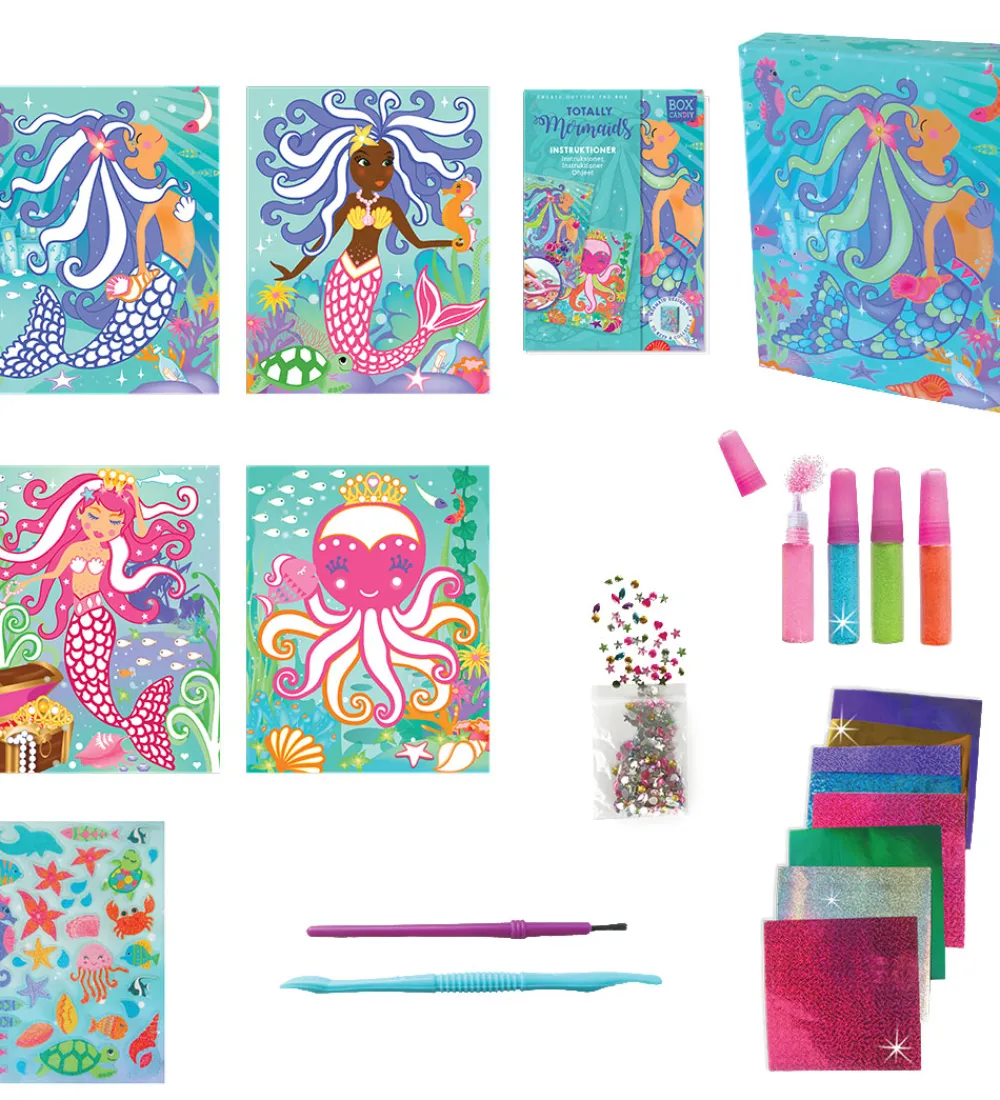BOX CANDIY Halloween|Kreasæt>Kreasæt - Sand- og Foliekunstsæt - Totally Mermaids