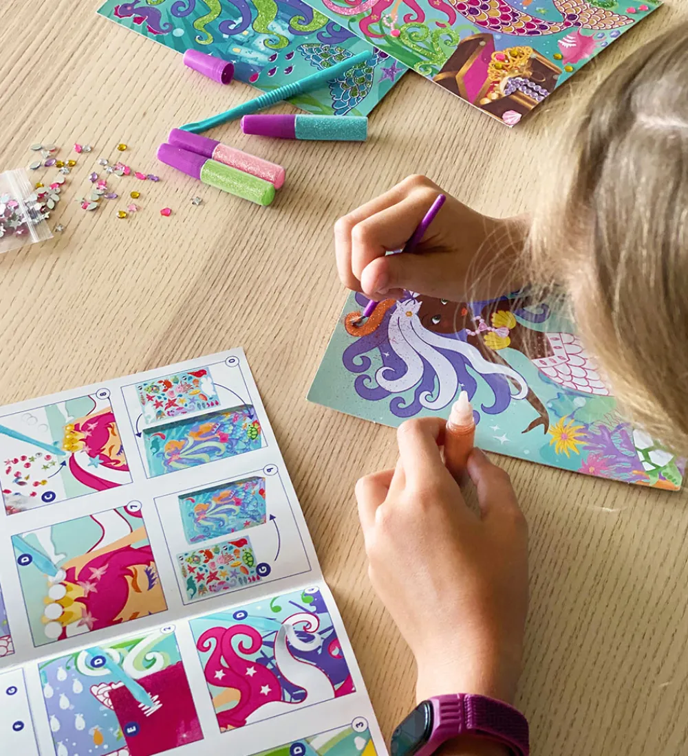 BOX CANDIY Halloween|Kreasæt>Kreasæt - Sand- og Foliekunstsæt - Totally Mermaids