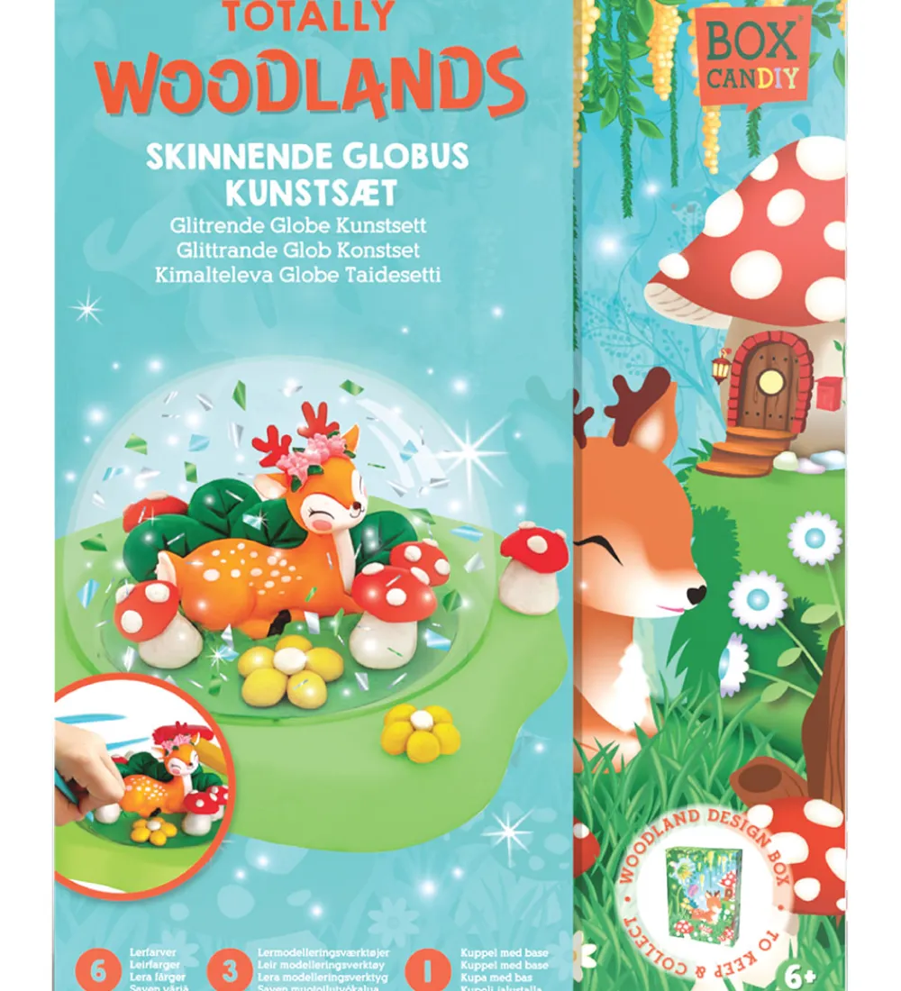 BOX CANDIY Halloween|Modellervoks>Kreasæt - Skinnende Globus - Totally Woodlands