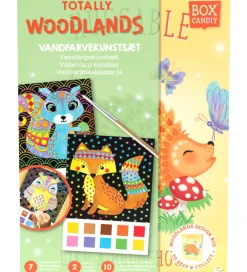 BOX CANDIY Halloween|Maling>Kreasæt - Vandfarvekunstsæt - Totally Woodlands