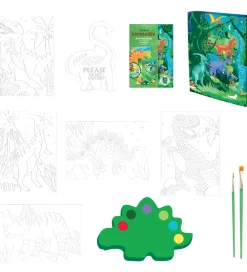 BOX CANDIY Halloween|Maling>Kreasæt - Vandfarvekunstsæt - Totally Dinosaurs