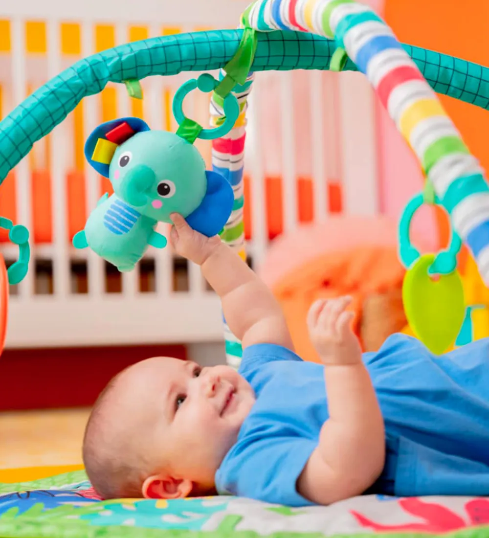 Bright Starts Legetæpper Og Legegulve|Aktivitetsstativer>Aktivitetstæppe - Wild Wiggles FoldAway