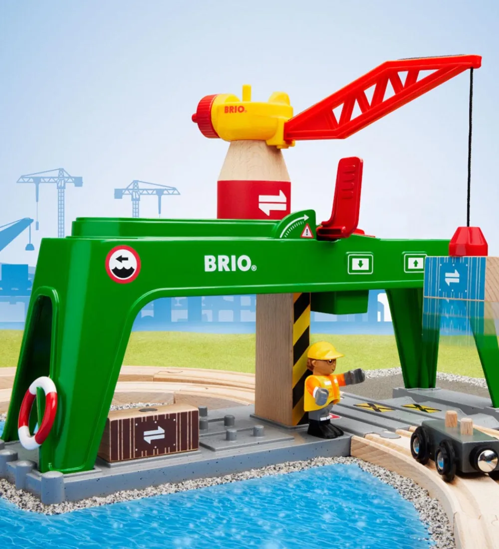 BRIO Brio>Legetøj - Containerkran 33996