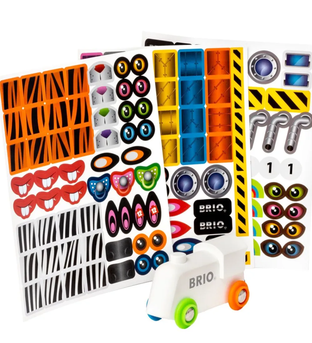 BRIO Trælegetøj|Brio>Tog m. Klistermærker 33979