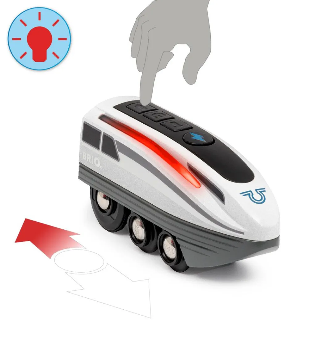 BRIO Brio>World Tog- Turbo Train - Grå 36003