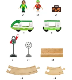 BRIO Brio>World Togbanesæt - 16 Dele - Circle Train 33847