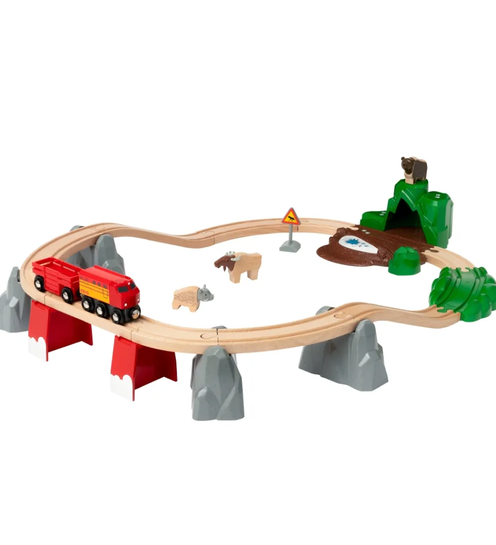BRIO Brio>World Togbanesæt - Nordic Animal Set - 26 Dele 33988