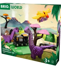 BRIO Brio>World Togbanesæt m. Dinosaurer - 21 dele - 36094