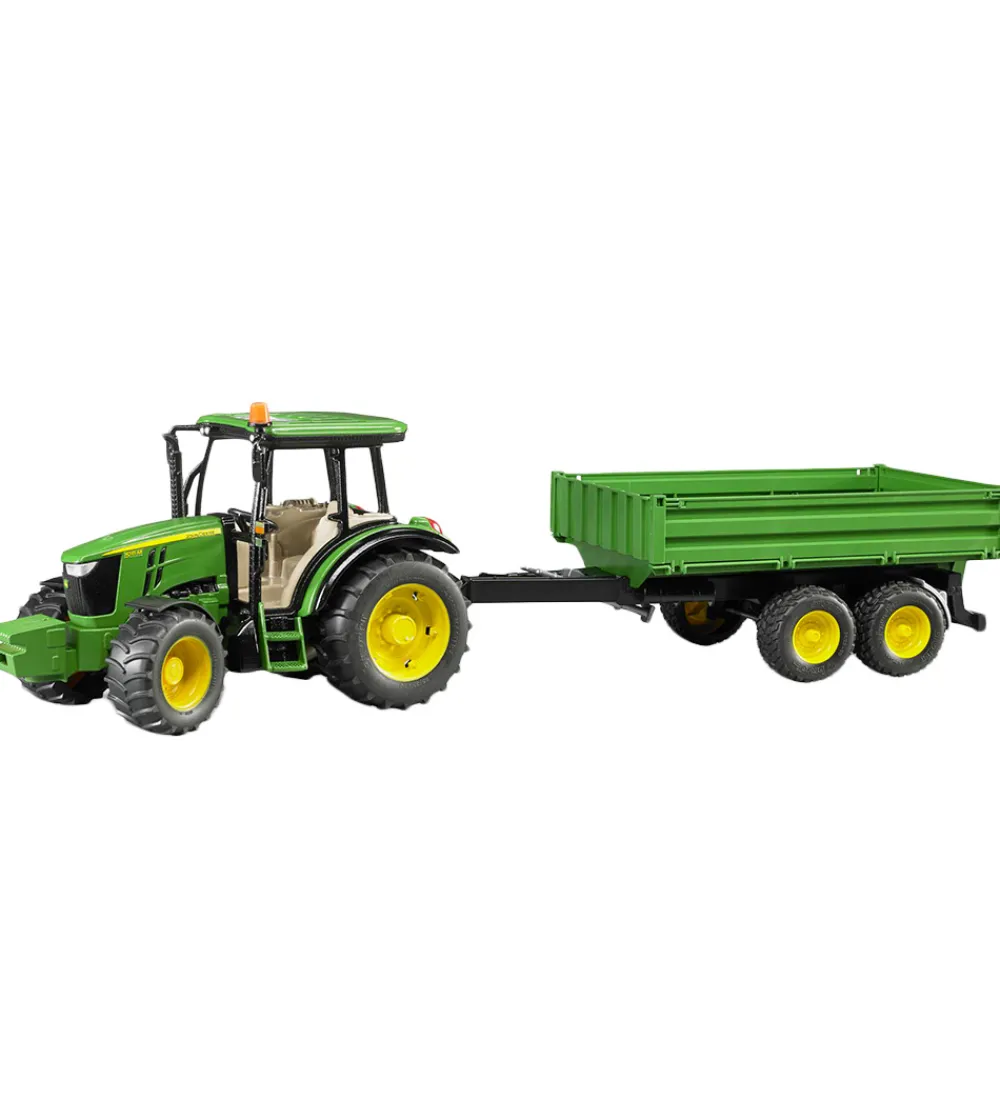 Bruder Traktorer>Arbejdsmaskine - John Deere 5115M m. Trailer - 02108