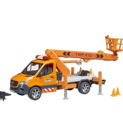 Bruder Biler, Tog Og Køretøjer>Arbejdsmaskine - MB Sprinter m. Abejdsplatform... - 02679