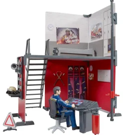Bruder Figurer>Legesæt - bworld - Brandstation m. Brandbekæmper - 62702