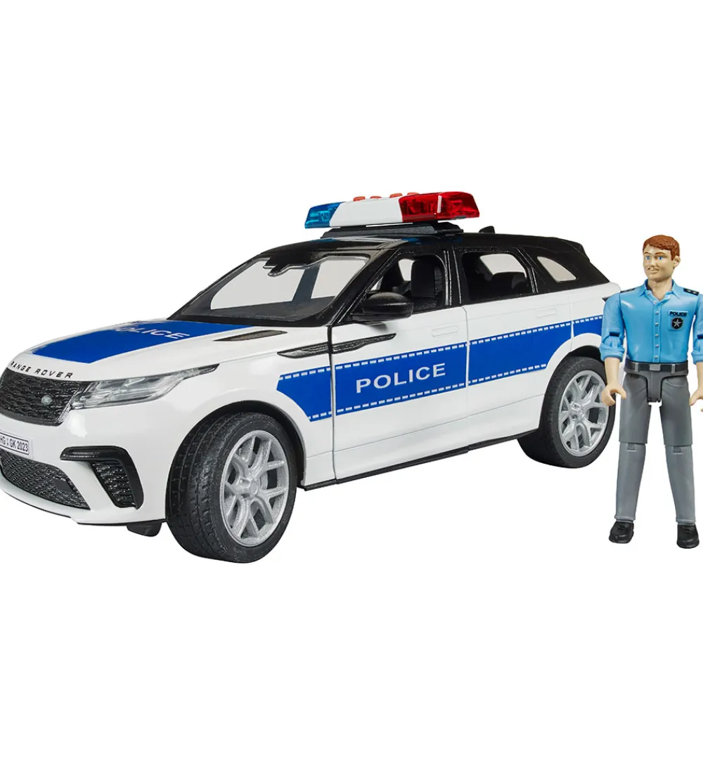 Bruder Biler, Tog Og Køretøjer>Politibil - Range Rover Velar m. Lys/Lyd og Kører - 02890