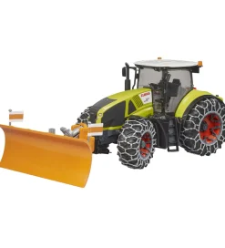 Bruder Udeleg Og Udendørs Legetøj|Traktorer>Traktor - Claas Axion 950 m. Snekæder/Sneskovl - 03018