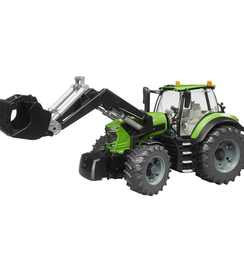 Bruder Traktorer|Biler, Tog Og Køretøjer>Traktor - Deutz 8280 TTV m. Frontlæsser - 03160