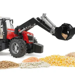 Bruder Biler, Tog Og Køretøjer|Traktorer>Traktor - Massey Ferguson 7624 m. Frontlæsser - 03047