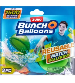 Bunch O Balloons Vandleg>Vandlegetøj - Genbrugelige Vandballoner - 3 stk