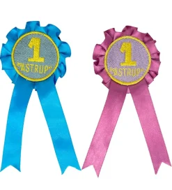 by ASTRUP Kæpheste>Rosetter til Kæphest - 2-Pak - Blå/Rosa