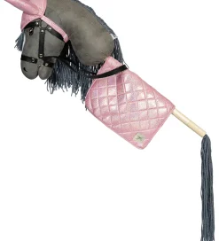 by ASTRUP Kæpheste>Sadelunderlag Til Kæpheste - Pink m. Glimmer