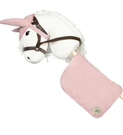 by ASTRUP Kæpheste>Sadelunderlag Til Kæpheste - Fløjl - Rosa