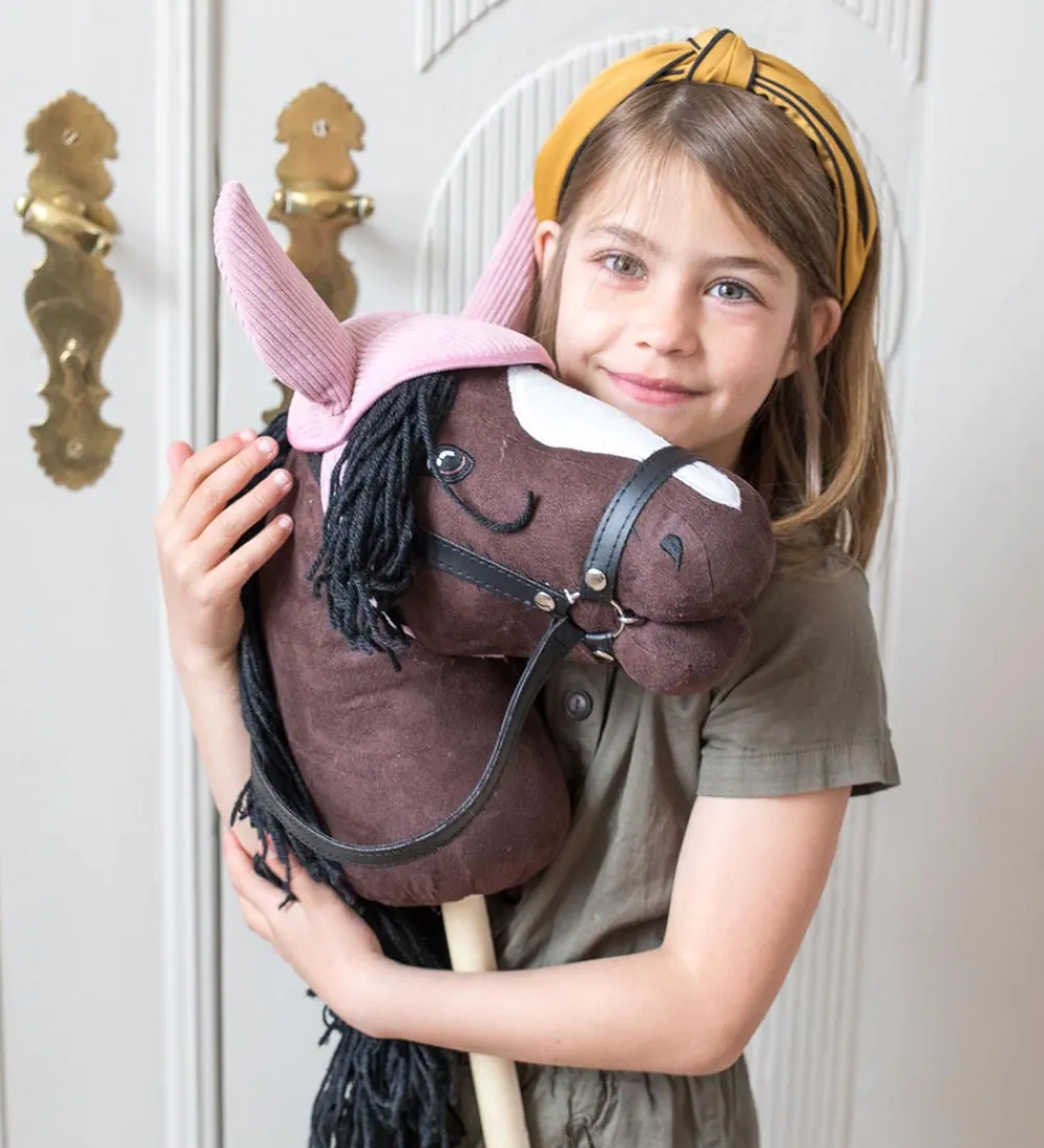 by ASTRUP Kæpheste>Sadelunderlag Til Kæpheste - Fløjl - Rosa